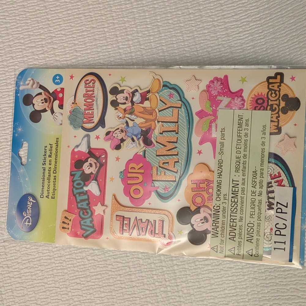 ☀️Disney Mickey Mouse and Friends Colorful Sticker Set - EK Success